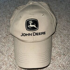 John Deere Tan Baseball Cap